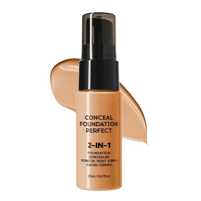 Natural Finish Matte Liquid Foundation Full Coverage Waterproof Long Lasting Concealer Makeup Lightweight Sweat Proof Buildable Light Nude