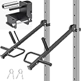 SELEWARE Adjustable Lever Arms Jammer Arms for 2'' x 2'' and 3'' x 3''Power Racks, Heavy Duty Versatile Lever Arm Attachment for Gym Rows, Pushes, Deadlifts, Belt Squats, Curls and More