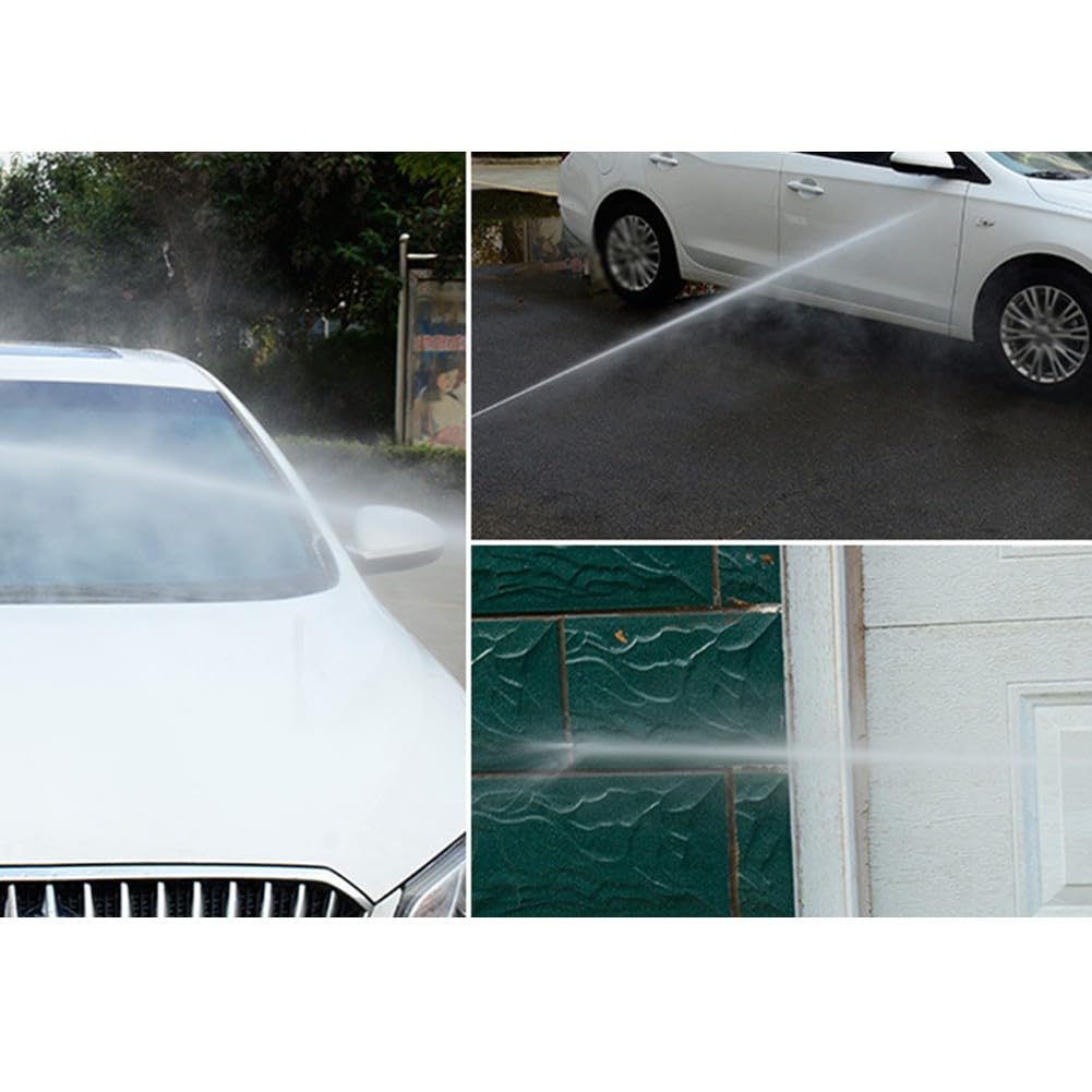 Ugello rotante a 360 gradi, pistola a spruzzo per idropulitrice, getto d'acqua regolabile per lavaggio auto, pulizia patio, attrezzature elettriche da giardino, punta turbo in ottone