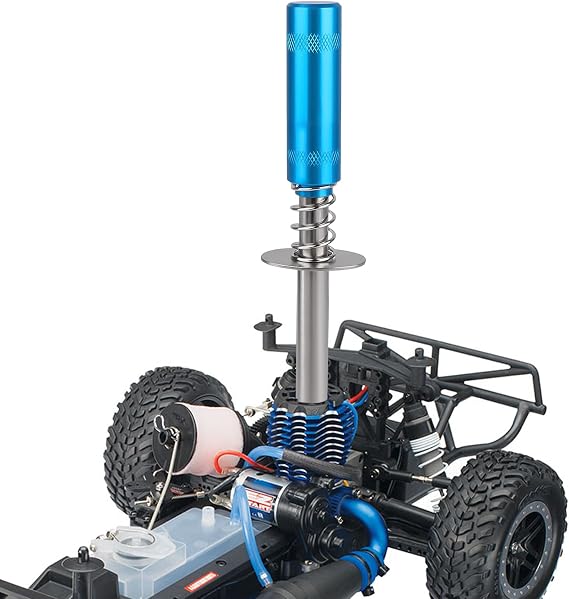 Nitro Starter Kit-Nitro Igniter (Support AA Battery) with RC Glow Plug Driver/Fuel Tank/Charger/Hex Cross Wrenches, fit Monster Truck Off Road Buggy RC Nitro Car Airplane Boat