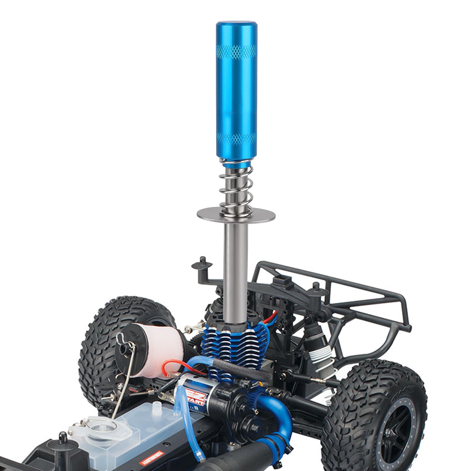 FriHobby Nitro Starter Kit-Nitro Igniter (Support AA Battery) with RC Glow Plug Driver/Fuel Tank/Charger/Hex Cross Wrenches, fit Monster Truck Off Road Buggy RC Nitro Car Airplane Boat