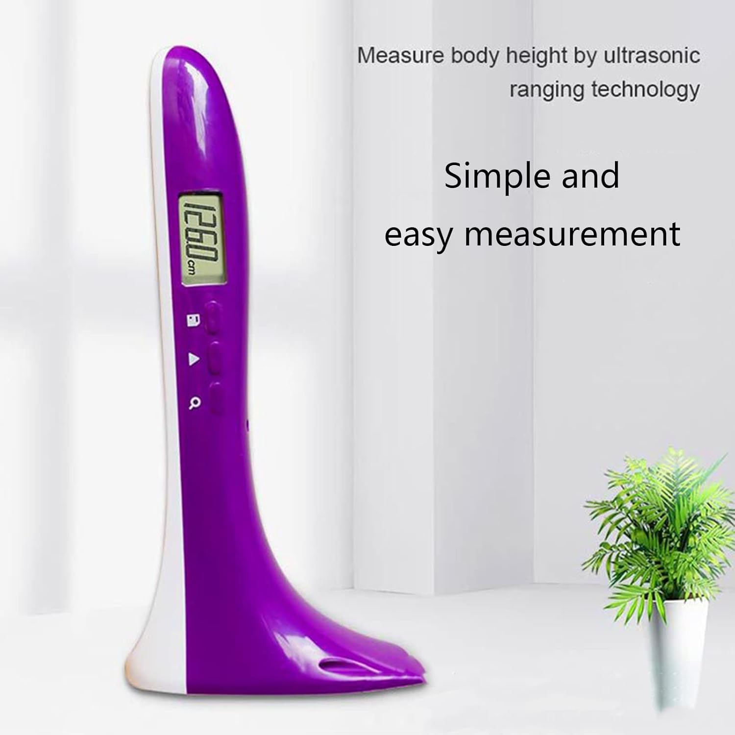 Portable Ultrasound Stadiometer Height Measuring Device For Children And Adults Track Height Measurement Growth Ruler Wall Decal For Kids