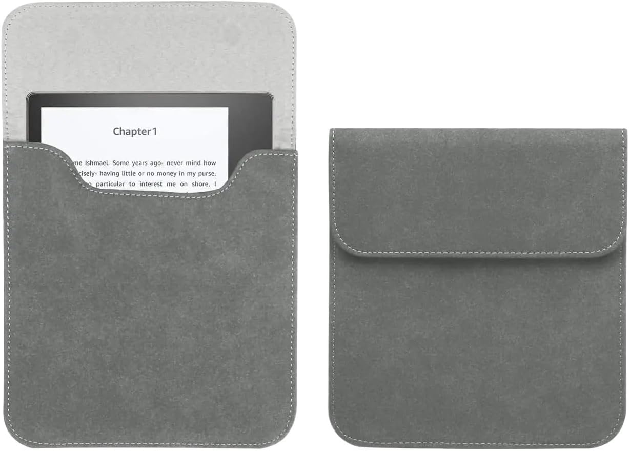 Slim Sleeve Pouch Cover Case Suitable for Kindle Oasis 3 & Kobo Libra 2 7” Ebooks (Color : Gray, Size : for Kindle Oasis 3 2019)