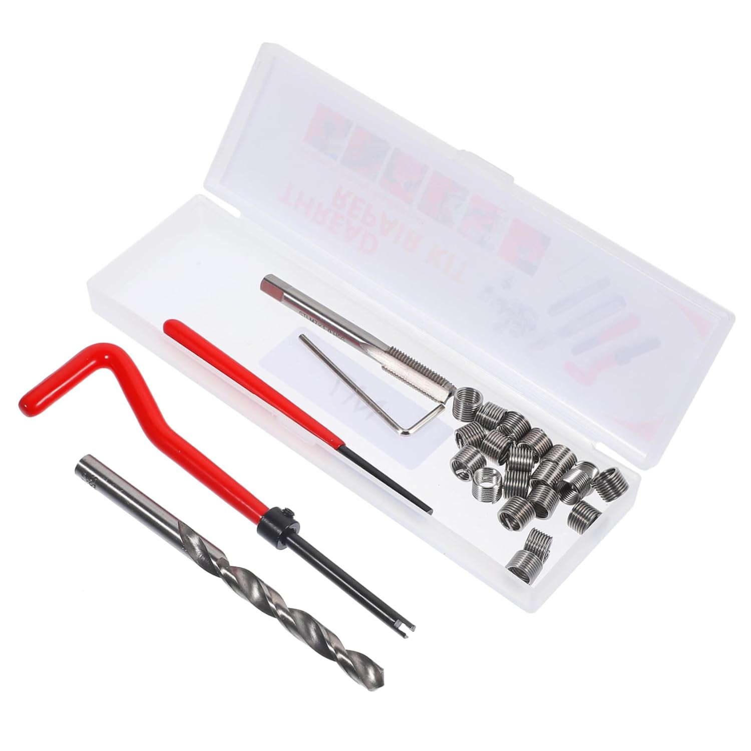 SOLUSTRE 1set Thread Repair Kit Tool for Efficient Thread Restoration for Professionals and Enthusiasts