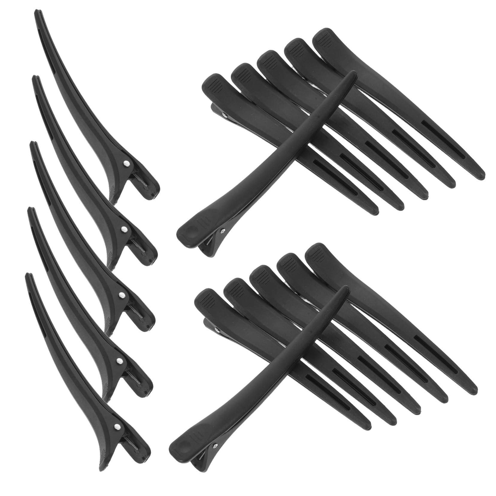 Alipis 20pezzi Fermagli per Capelli Becco d Anatra Strumenti per Parrucchieri per Sezionare i Capelli in Salone Fermagli senza Pieghe