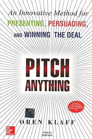 Book cover Pitch Anything [Paperback] [Jan 01, 2011] Oren Klaff