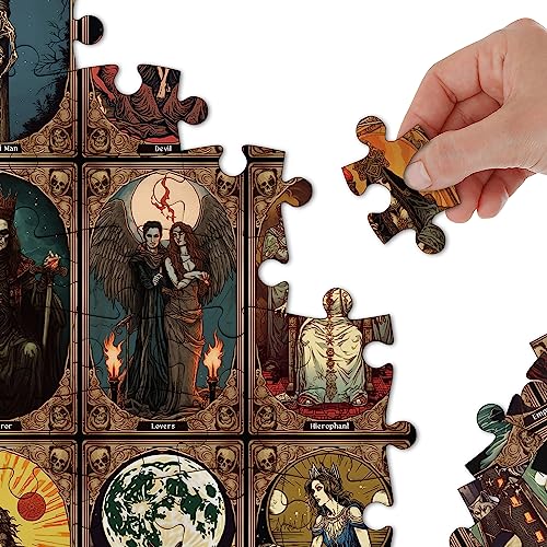 Puzzle Tarot Horror Temática Halloween 18+ Años miniatura 3