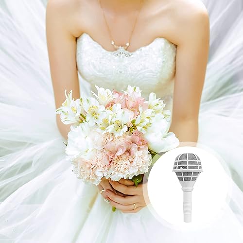 Miniatura 4 de DOITOOL 6 soportes para ramos de novia, mango de espuma, para boda, novia, flores secas, suministros de fabricación de ramos, ajustables, atados a