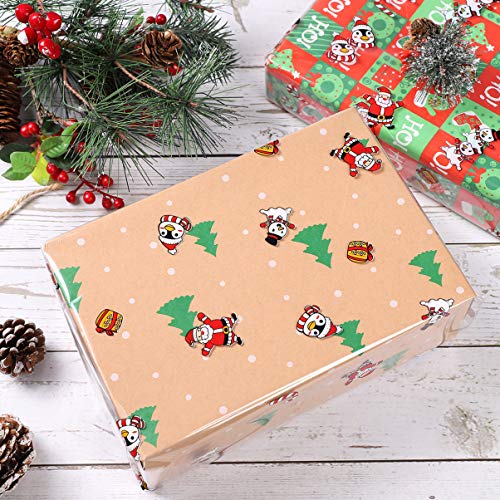 Jojofuny Christmas Cellophane Wrap Roll 15.7X100Ft, 2.5 Mil Thick Clear Cellophane Gift Wrap Cellophane For Christmas Gifts, Baskets, Arts & Crafts, Treats #TOP7