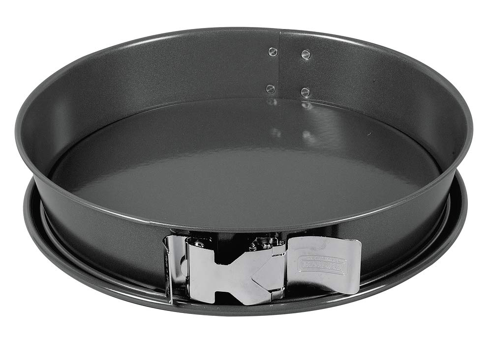 Original Kaiser La Forme Plus Springform-Backblech konisch 30 cm, SafeClick-Verschluss, runde Backform Käsekuchen, Emailleboden, beschichtet, schnittfest