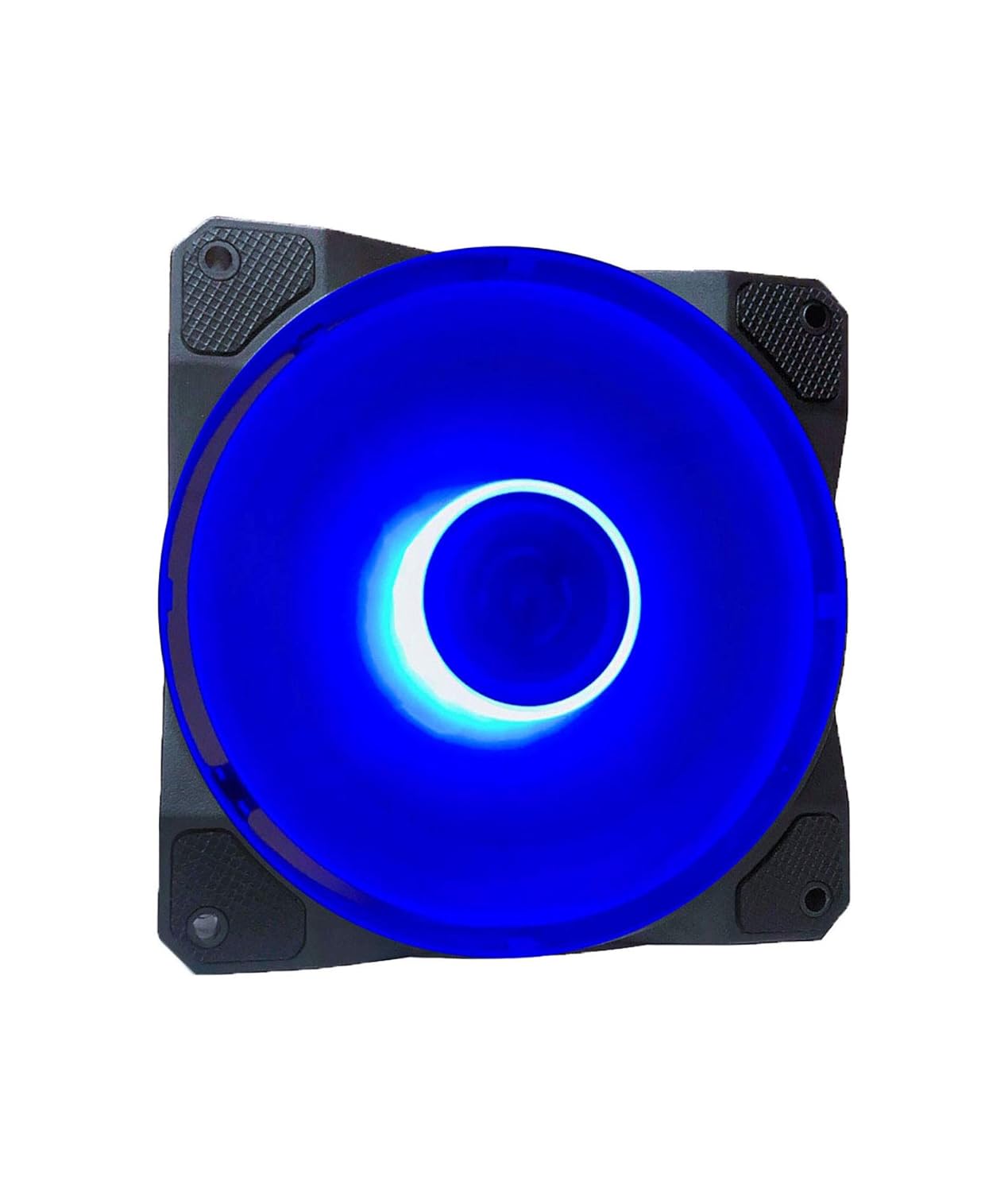 APEVIA CO12L-BL Cosmos 120mm Blue LED Ultra Silent Case Fan w/ 16 LEDs & Anti-Vibration Rubber Pads