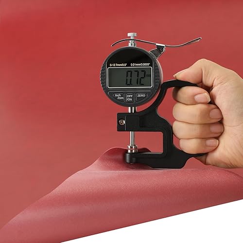 Vista 188 de Wooqu Paño de libro de piel sintética, base recubierta de poliuretano y no tejida, aspecto de cuero, suave, 17 x 29 pulgadas, para encuadernación