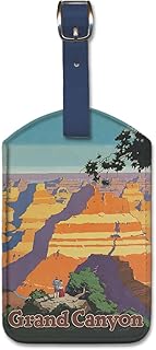 Leatherette Luggage Baggage Tag - Grand Canyon by Bryn