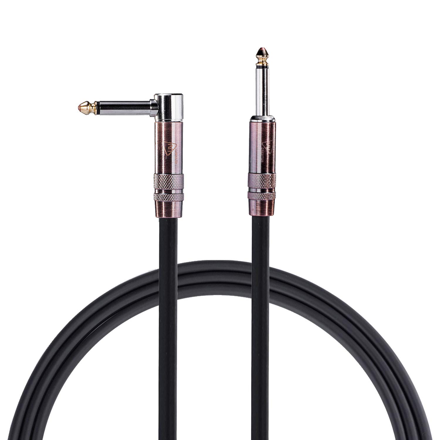 IVU Creator Guitar Instrument Cable amp Cord noiseless 6.35mm 1/4 inch Cable Guitar Lead cord-3M S/L