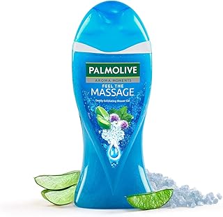 Palmolive Feel The Massage Body Wash, 250ml, Body Scrub based Shower Gel Bottle,100% Natural Thermal Minerals For Spa Like... Price In India