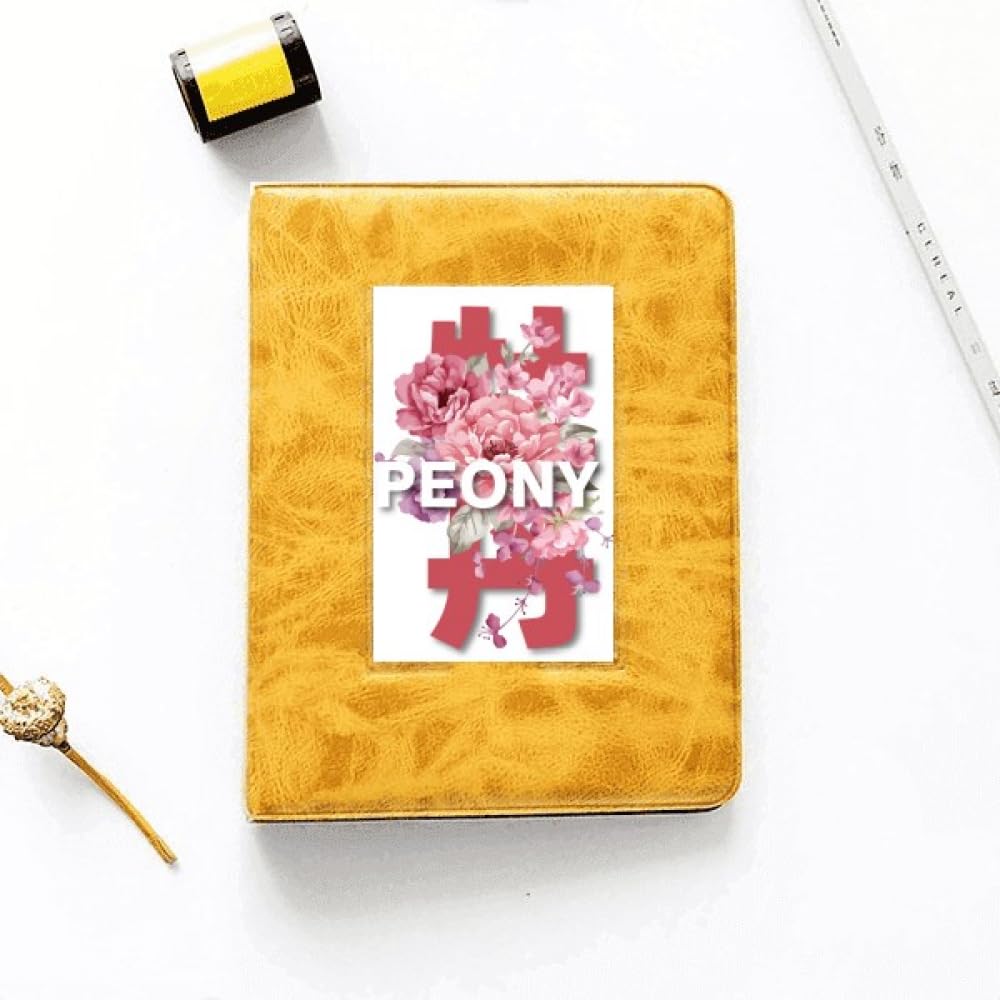 no/no Peony Chinese Flowers Art Deco Fashion Photo Album Family Wedding Picture 4x6