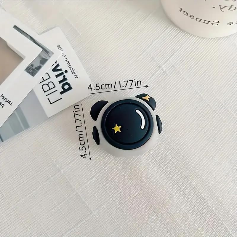Image of Skysia Wire Saver Charger Case for Apple 18W & 20W - 3D Astronaut Design, Silicone Charger Cover & Cable Protector, Full Protection & Fun Look (Astronaut Black)