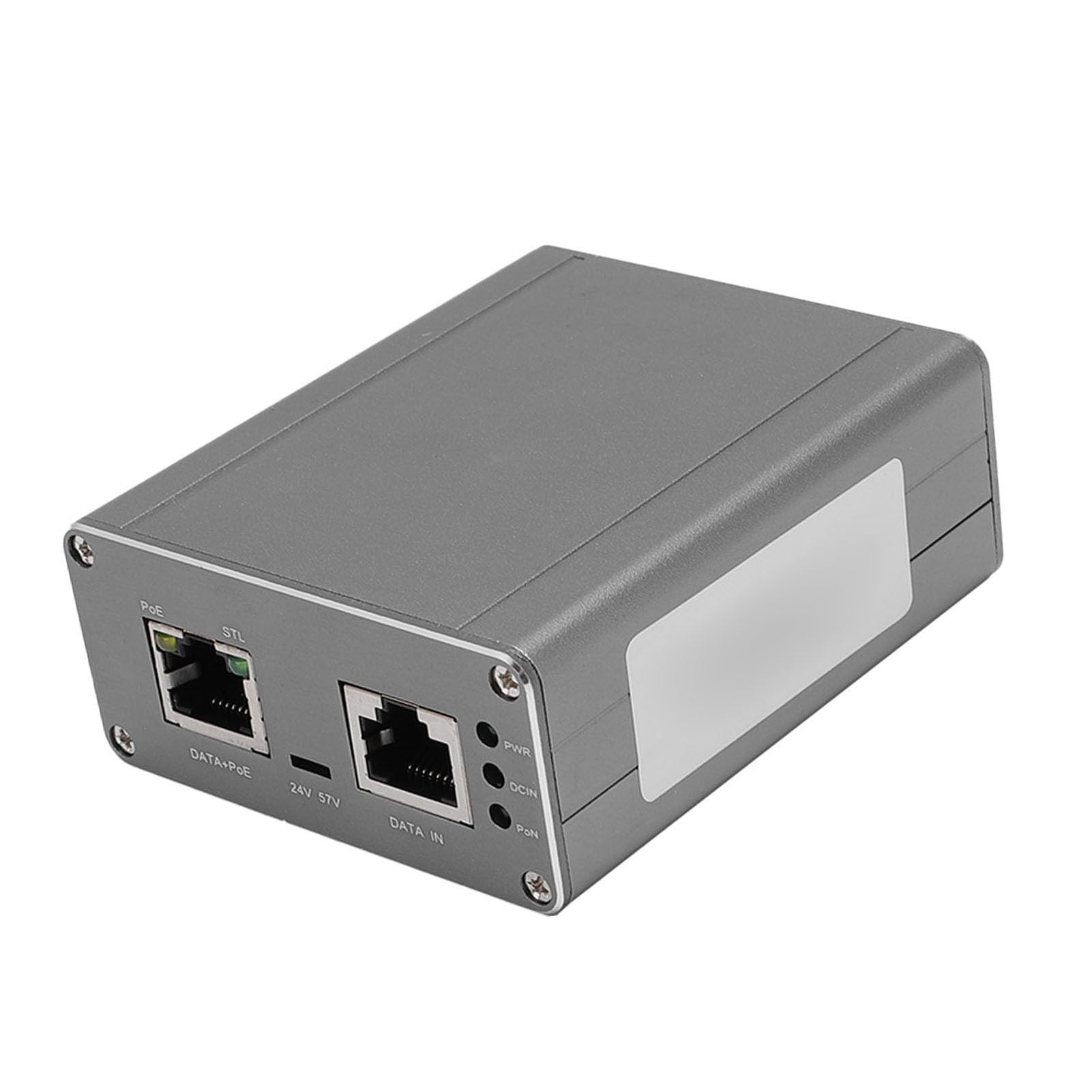 Emoshayoga Injecteur PoE Gigabit Ethernet Haute Puissance 150 W pour Lecteur Standard Gen 3, Plug and Play pour Connecteurs D'antenne Satellite Internet