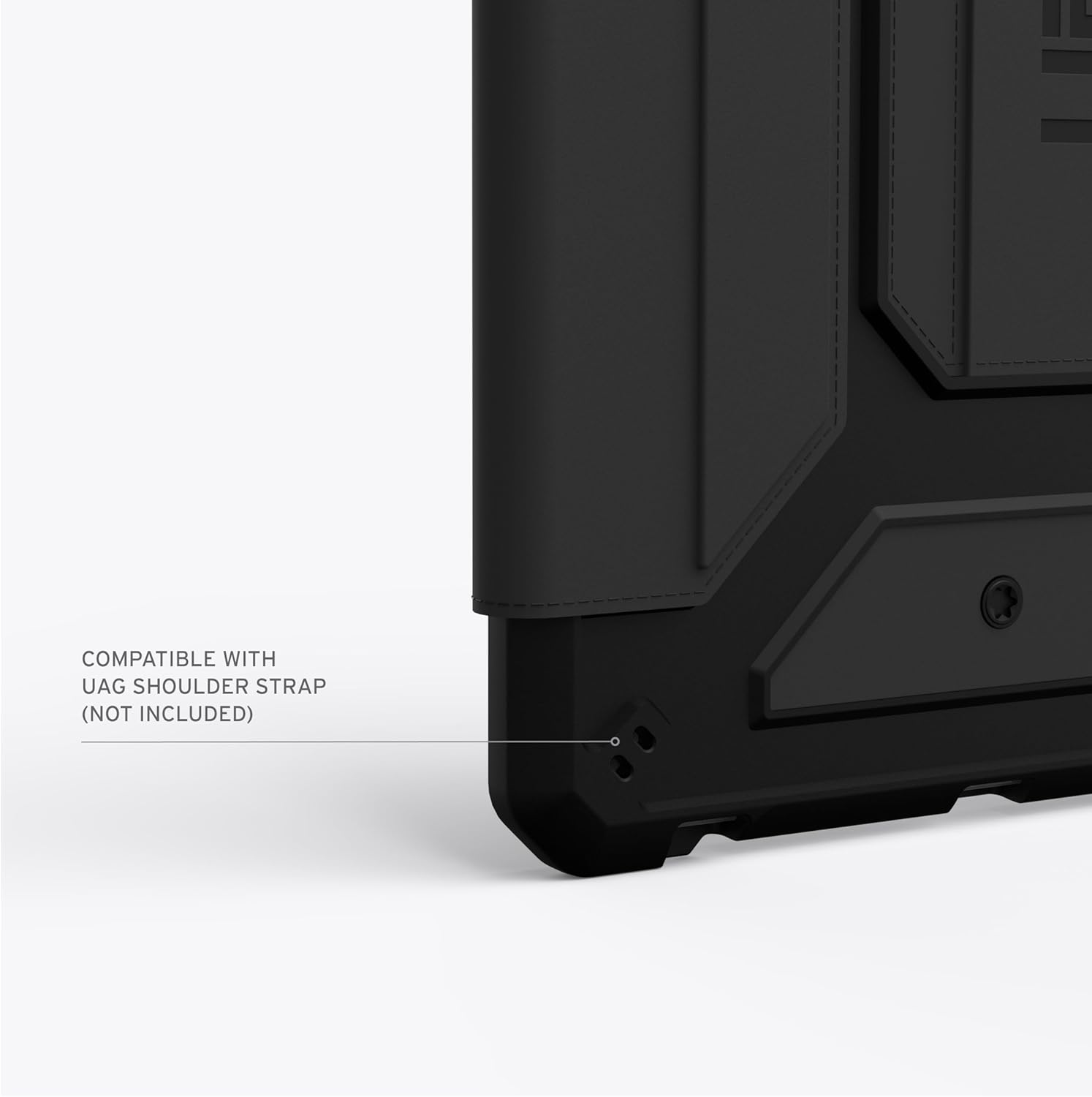 URBAN ARMOR GEAR UAG Designed for Samsung Galaxy Tab S10 FE/S10 Lite/Tab S9 FE Case Metropolis SE, Adjustable Kickstand Auto Wake/Sleep S Pen Holder Rugged Military Grade Protective Cover, Black