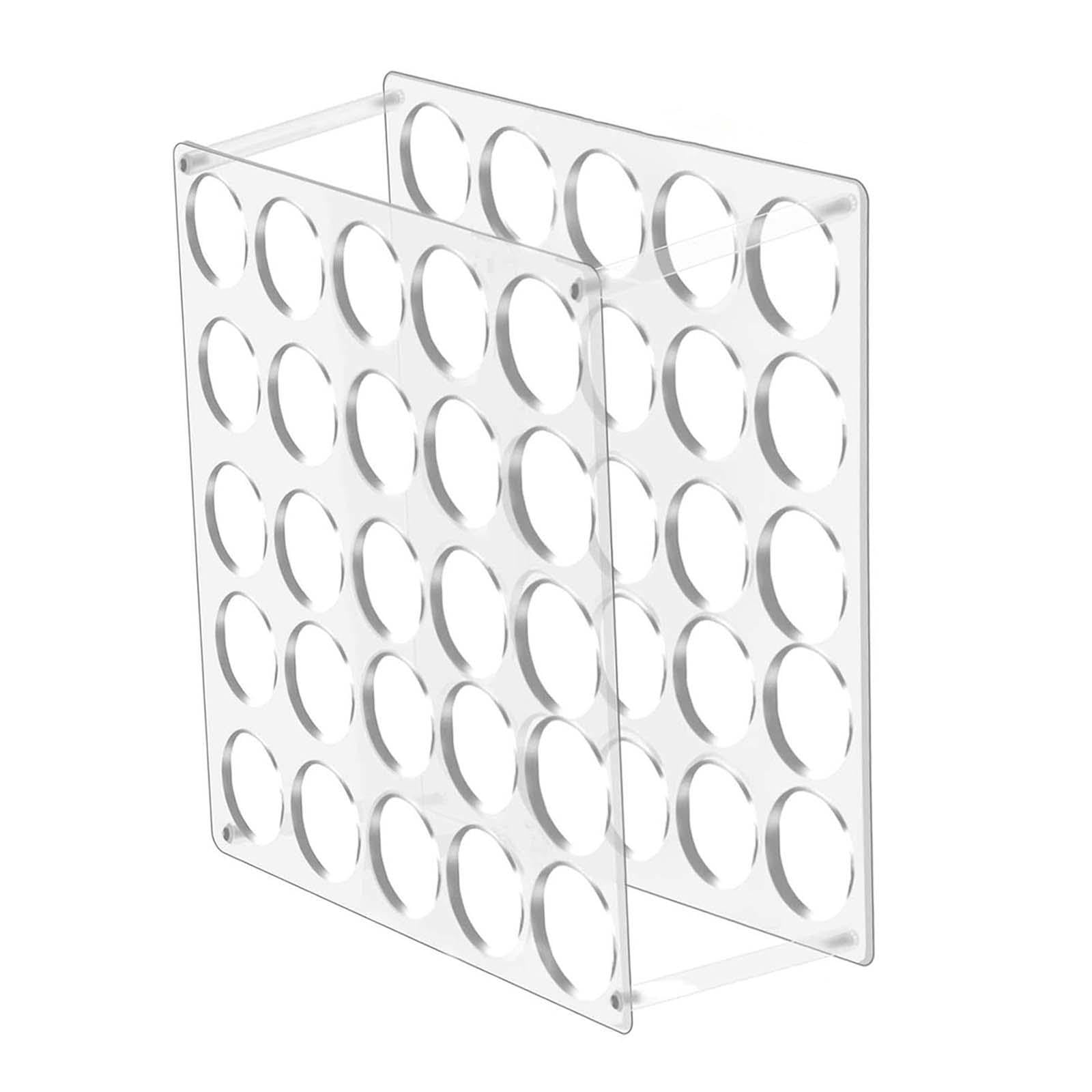 PUXZYAX 25Holes Display Stand For Wrap And Drawing Papers Neat Workspace Aid Vinyl Roll Organizer Stand Helps Maintain Neat And Orderly Office Or Craft Room.