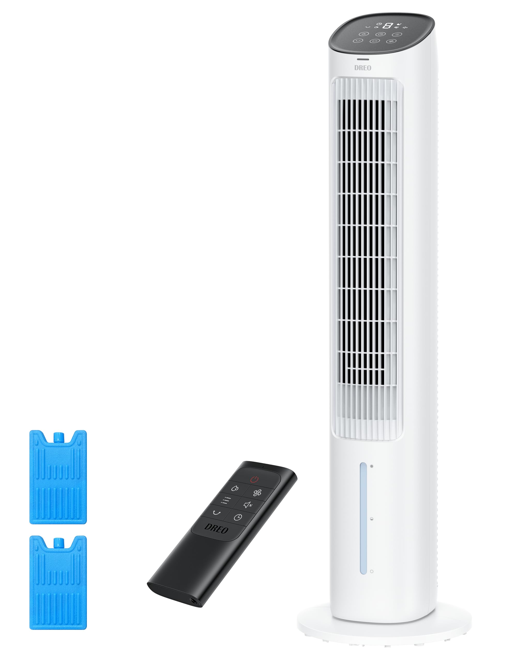 Dreo 40 Evaporative Air Cooler35 Db Silent Cooling Fan That Blow Cold 80 Oscillating Bladeless Tower For BedroomRemovable from B&Q