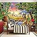 Produktbild Benutzerdefinierte Foto Wandbild Vlies Tapete 3D Cartoon Grünland Tier Löwe Zebra Kinderzimmer Schlafzimmer Home Decor Wandmalerei,200 * 140Cm