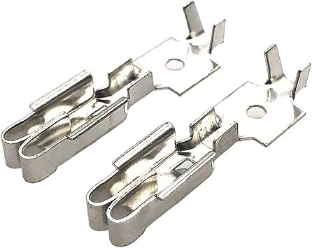 Automotive Electrical connectors 20 Pcs Auto Car Splices Wire Terminal Crimp Loose Cable Mental Pins Fuse Box Terminal BX2141C-3 G26420 Pcs, Female