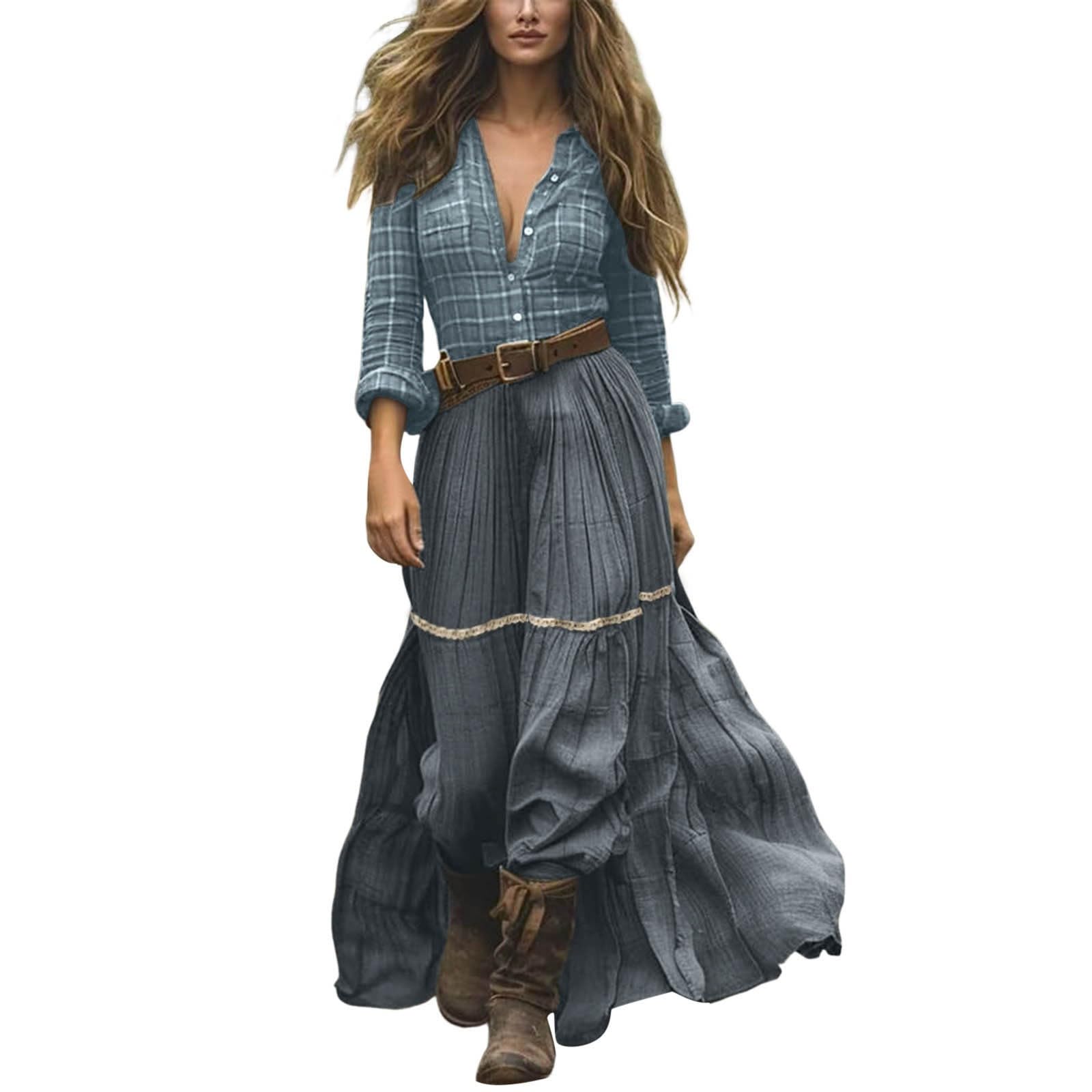 Vestito Lungo Donna-Abiti Estivi per Le Donne Vestito Sottoveste Floreale per Le Vacanze Abito Lungo Senza Maniche Boho Abito Casual con Scollo A V Abiti da Spiaggia