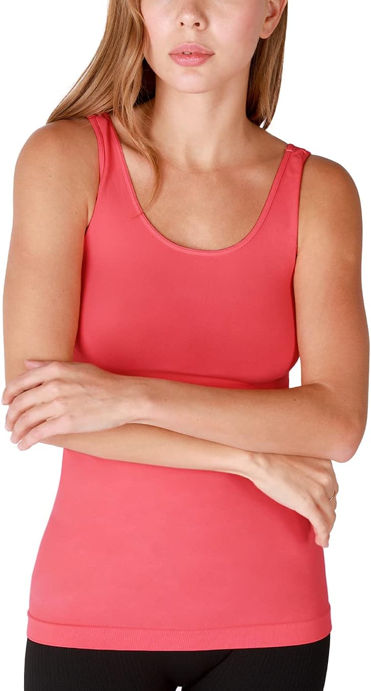 NIKIBIKI Women Seamless Basic Jersey Tank Top, Made in U.S.A, One Size