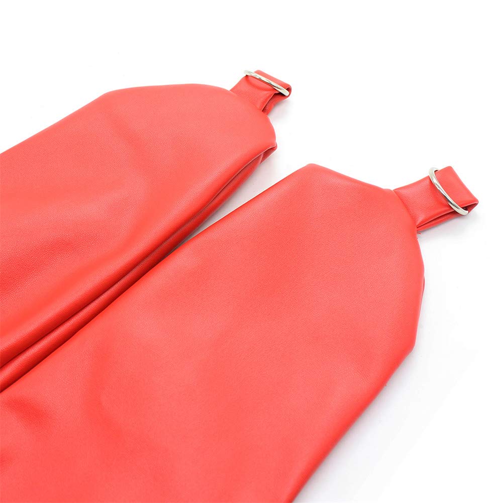 Monogant BDSM Armbinder Sac de restraint Menottes (Rouge)