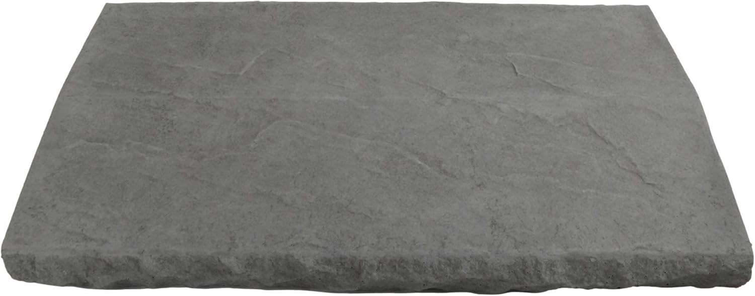 Rubber Molds for Concrete, Tiered Wall Cap Mold, 24" L x 14" W x 2.5" D