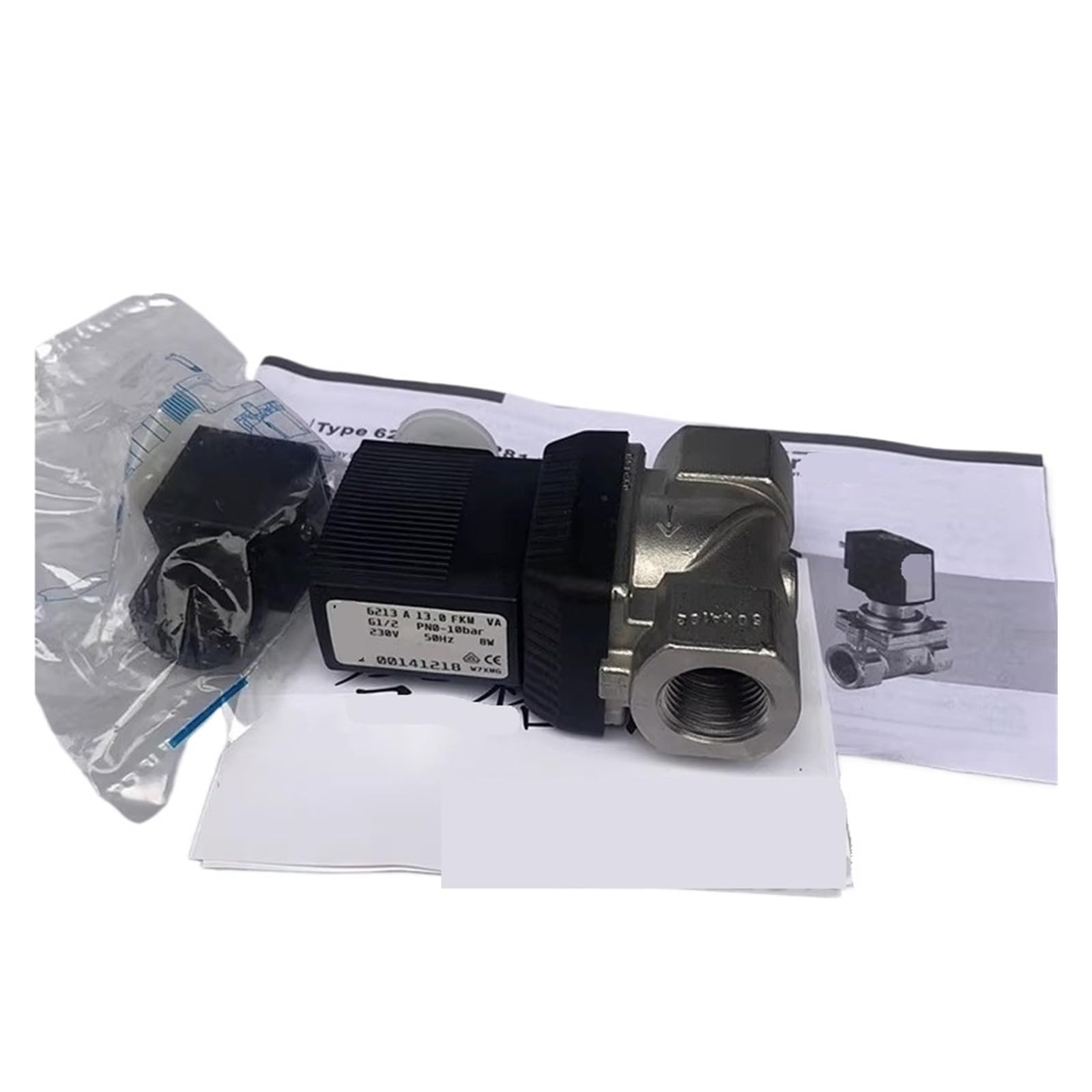 Électrovanne 6213 A G1/2 230V avec membrane en FKM de 13,0 mm