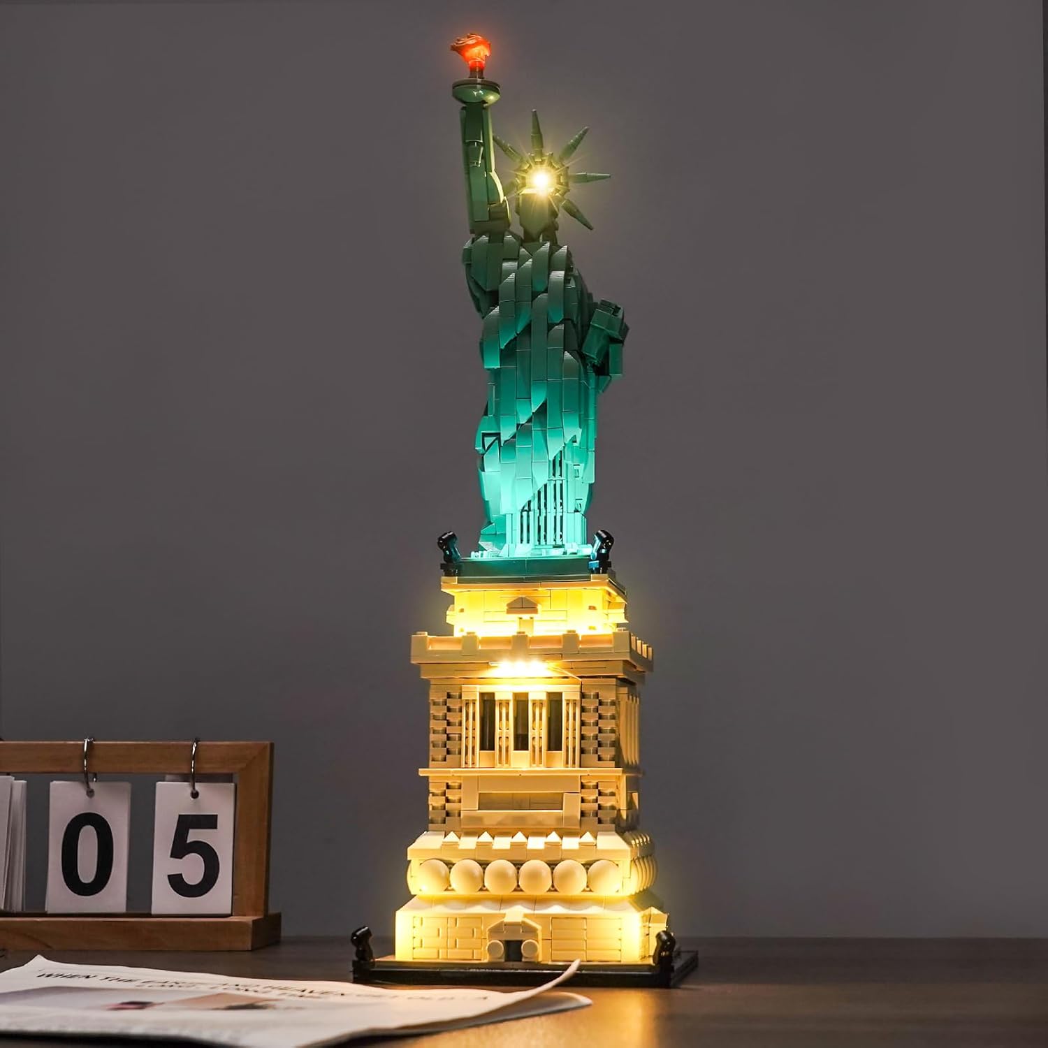 LED Lighting Compatible with LEGO Architecture Statue of Liberty 21042，Light Kit Compatible with LEGO 21042, NOT Included The Model Set - JUST Lights