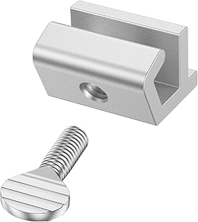 12Pcs Sliding Window Locks Aluminum Alloy Child Proof Security Lock Stoppers Adjustable Window Track Locks Anti Theft Protection Door Window Lock for Vinyl Window Home Office