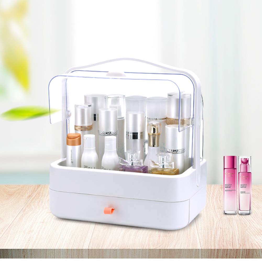 Caja Organizador De Maquillaje, Organizador De Cosméticos, Compartimento De Almacenamiento De Cosméticos con Múltiples Funciones Saludable