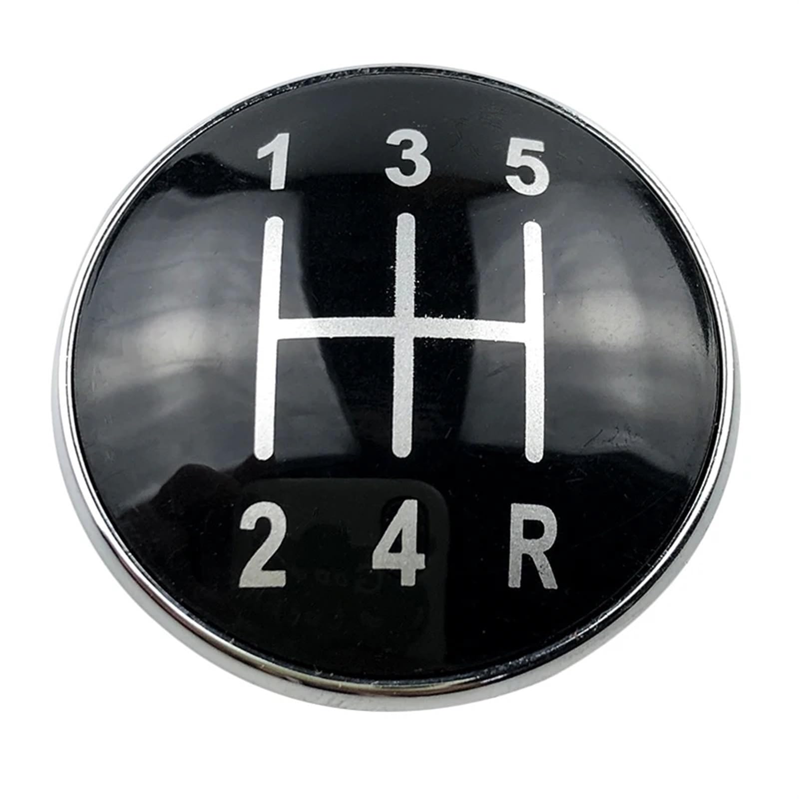 Hsukiho 12345R Car Shift Knob Cover For Vw For Passat B5 3Bg B6 B7 Cc 3C For Golf 4 Mk4 For Bora For Jetta Car Gear Shift Knob Emblem Cap Cover(12345R)