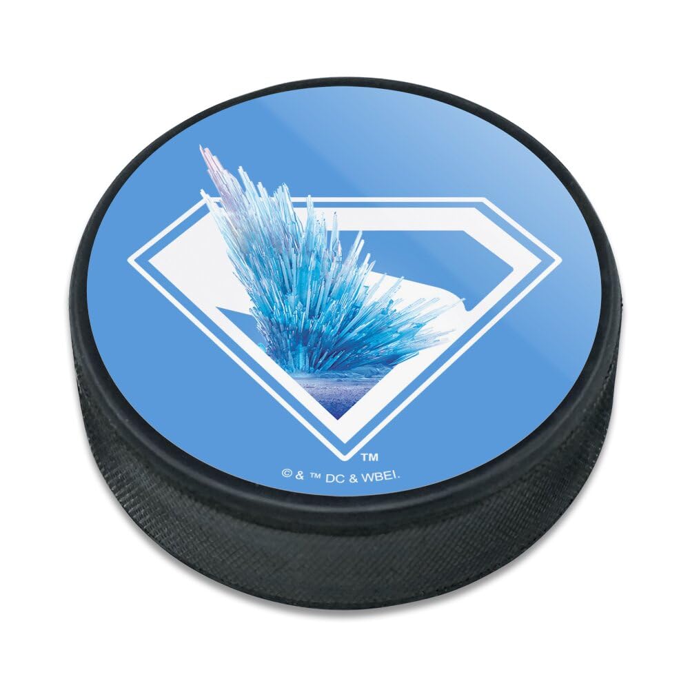 Superman 2025 Movie Fortress of Solitude Shield Ice Hockey Puck
