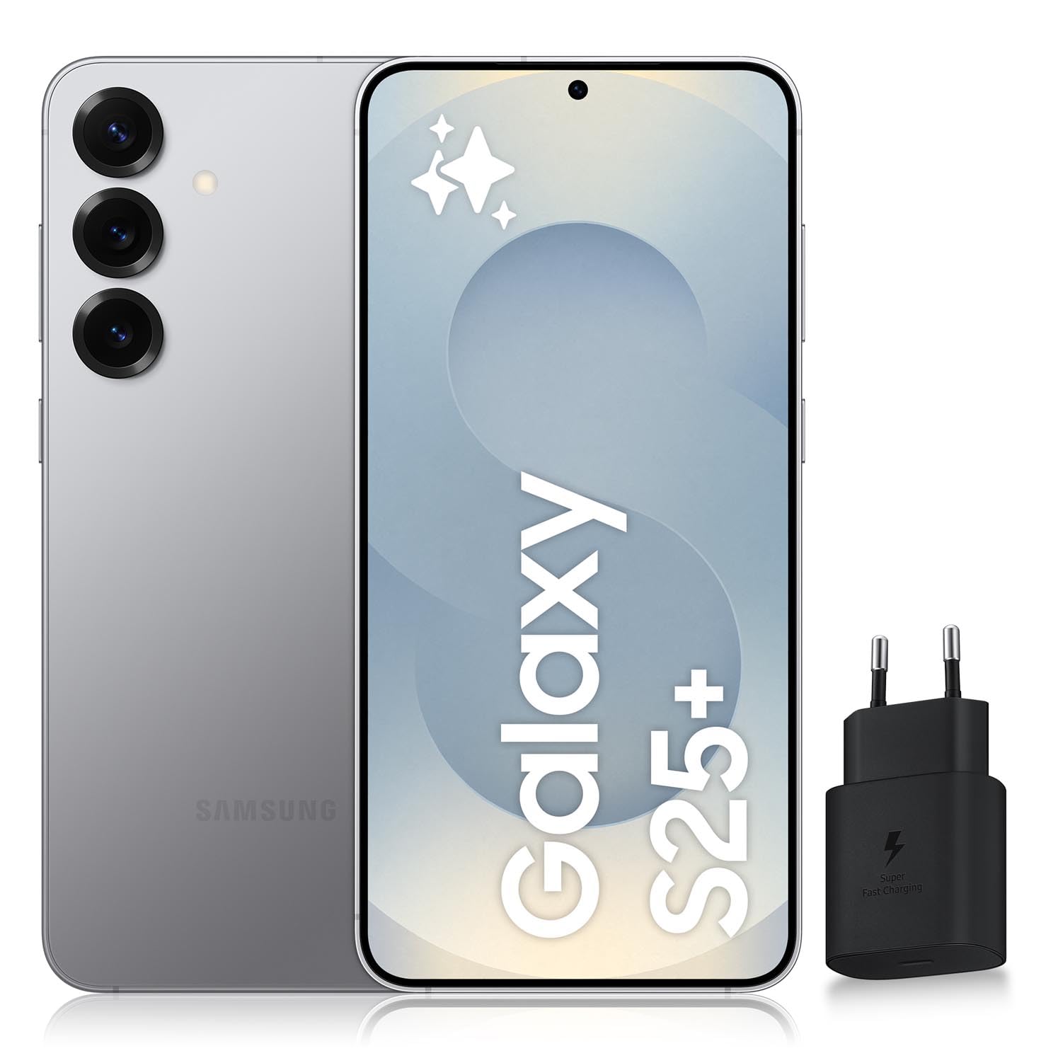 Samsung Galaxy S25+ - Smartphone Android 5G 256 Go avec Chargeur Rapide