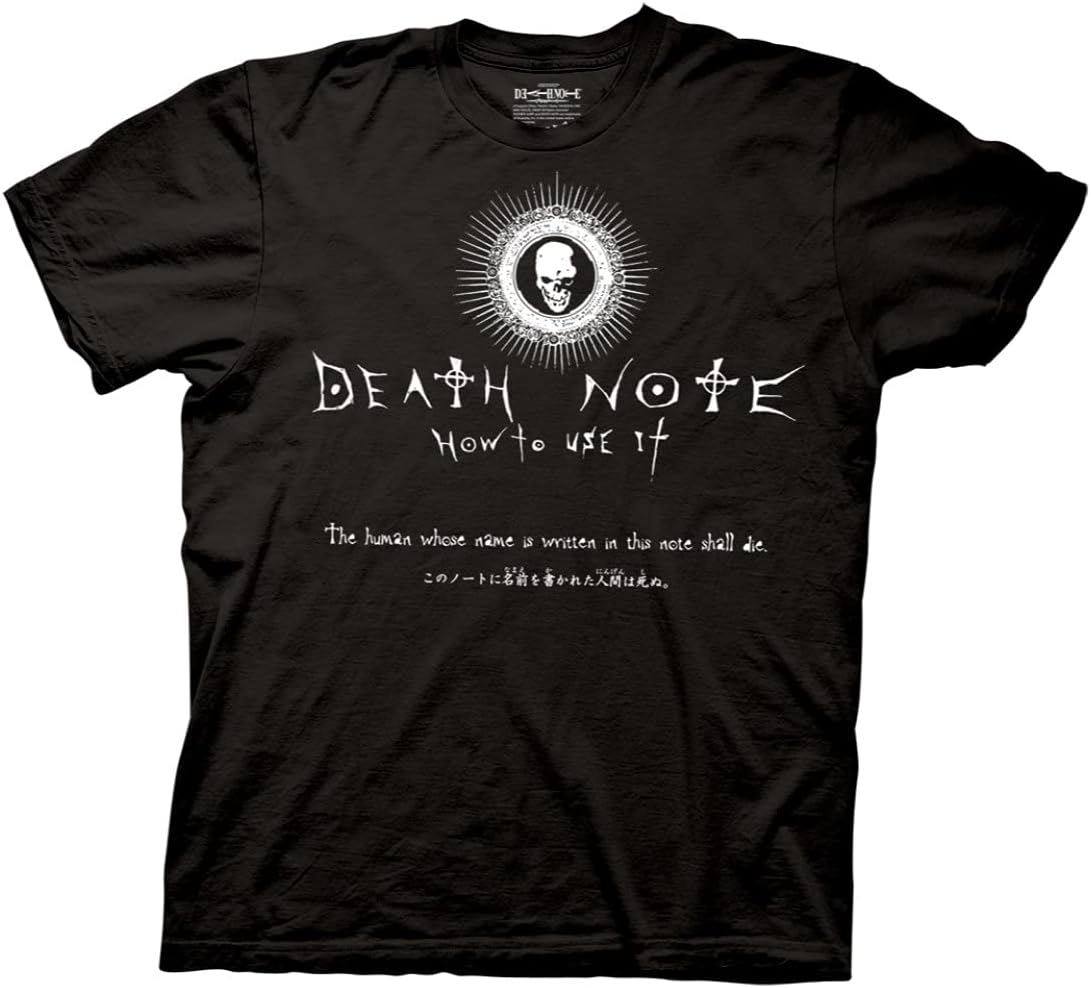 Ripple Junction Death Note How to Use It Adult T-Shirt