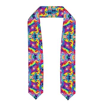 Amazon.com: LXqlSS Tie Dye Pattern Commencement Unisex Adult