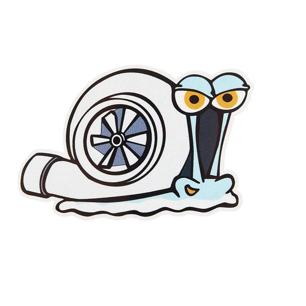 Snail Reflective Sticker Boosted Turbo PSSHH Waterproof Vinyl Decal for Car Window Auto Body