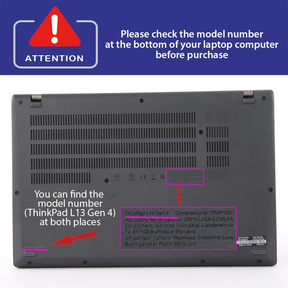 mCover case ONLY Compatible for 2022-2024 14" Lenovo ThinkPad L14 Gen 3 | Gen 4 Series Windows Notebook Computers (NOT Fitting Any Other Models)- Pink - Image 4
