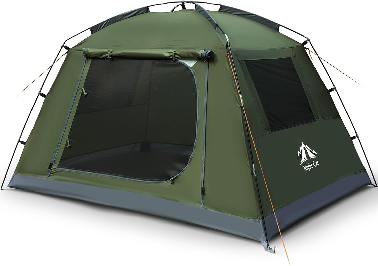 Night Cat Backpacking Tent for Camping: Portable 1-2 Person Hiking Waterproof Tent Quick Setup and Compact for Outdoor Festivals