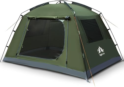 Night Cat 2 Man Camping Tent Lightweight and Waterproof Dome Tent 3 Season for Backpacking Hiking Outdoor Festival