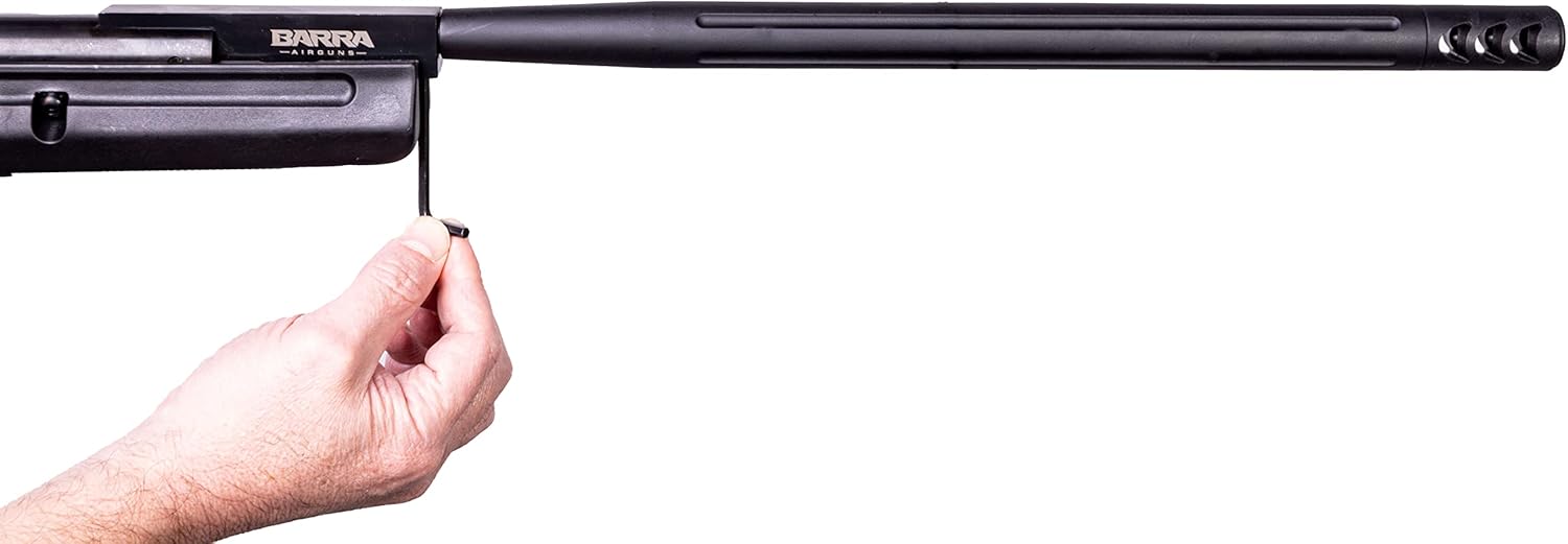 Barra Airguns 1200g Dual Caliber Pellet Rifle, Hunting Pellet Rifle, Break Barrel 1200 FPS Gas Piston .177 Cal or .22 Dual Caliber