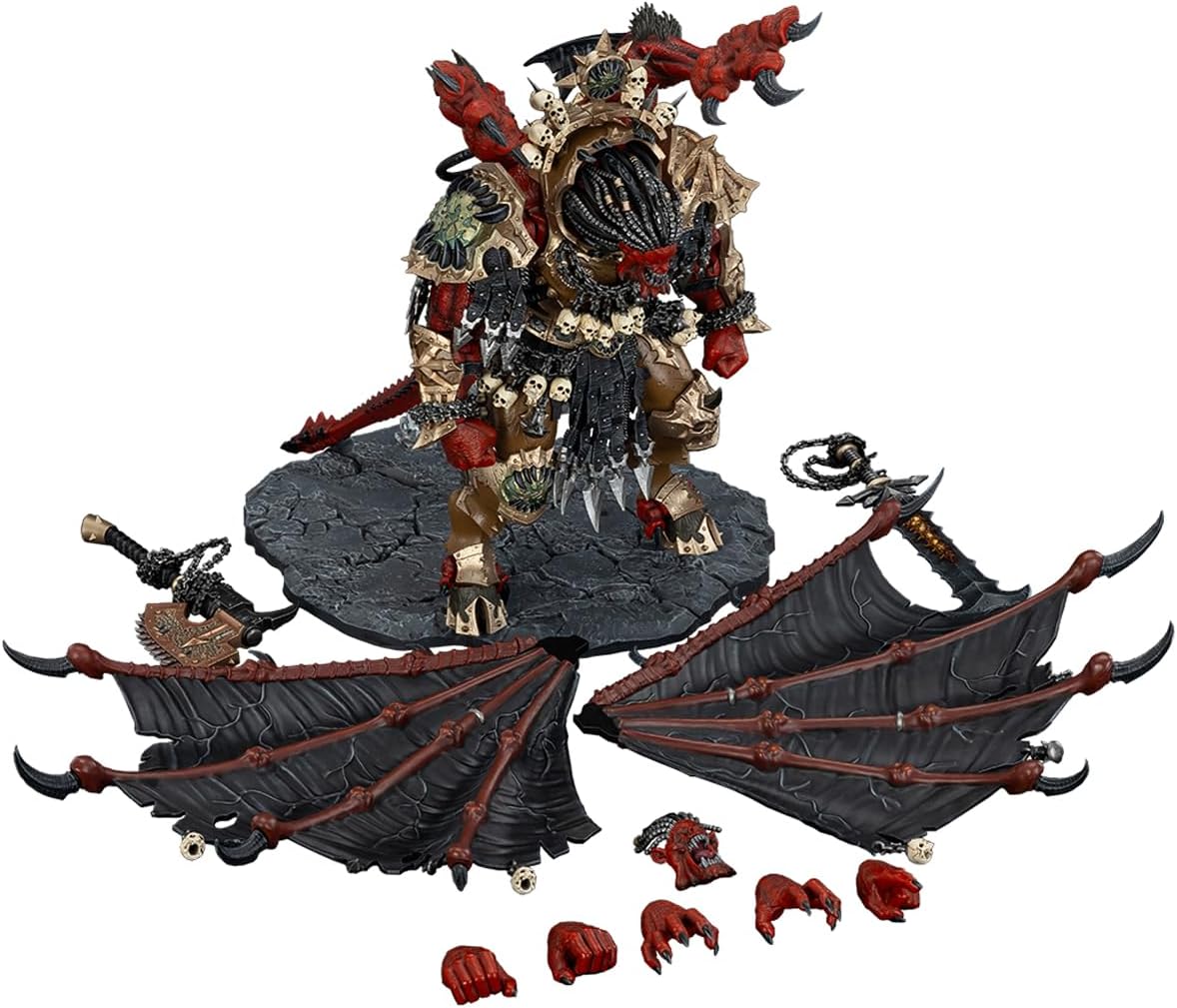 JOYTOY 1/18 Action Figure - Warhammer 40K - World Eaters Angron Daemon Primarch of Khorne 14.96" - Collectible Model Birthday Gifts 15+, JT01178