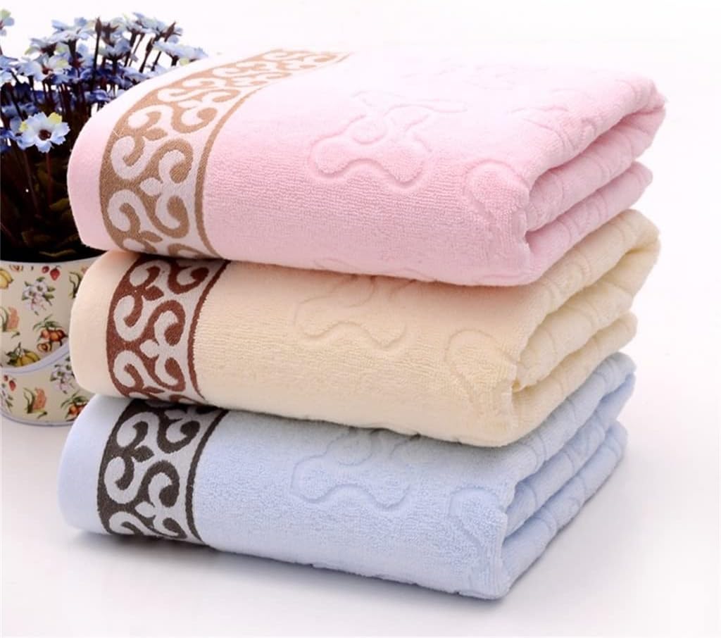 Towel Solid Color Household face Towel Bathroom Supplies Daily Household Towel Bath Towel (Color : A, Size : 34 * 74cm) (A 34 * 74cm) (A 34 * 74cm)