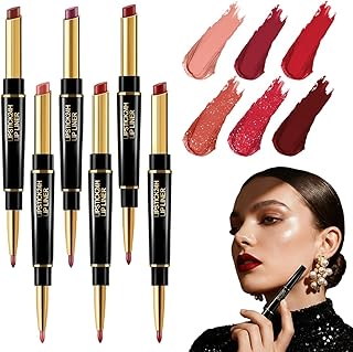 Delineador de labios y lápiz labial de doble ...