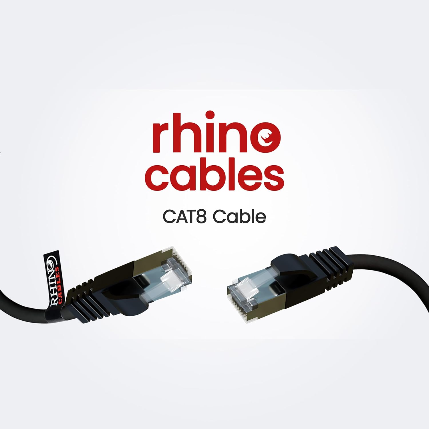 rhinocables CAT 8 Ethernet Cable High-Speed Gigabit RJ45 Super-Fast LAN Patch Network Lead for Gaming, Streaming, PS/4 Modem, Router, Switch, Xbox (50ft, Yellow)