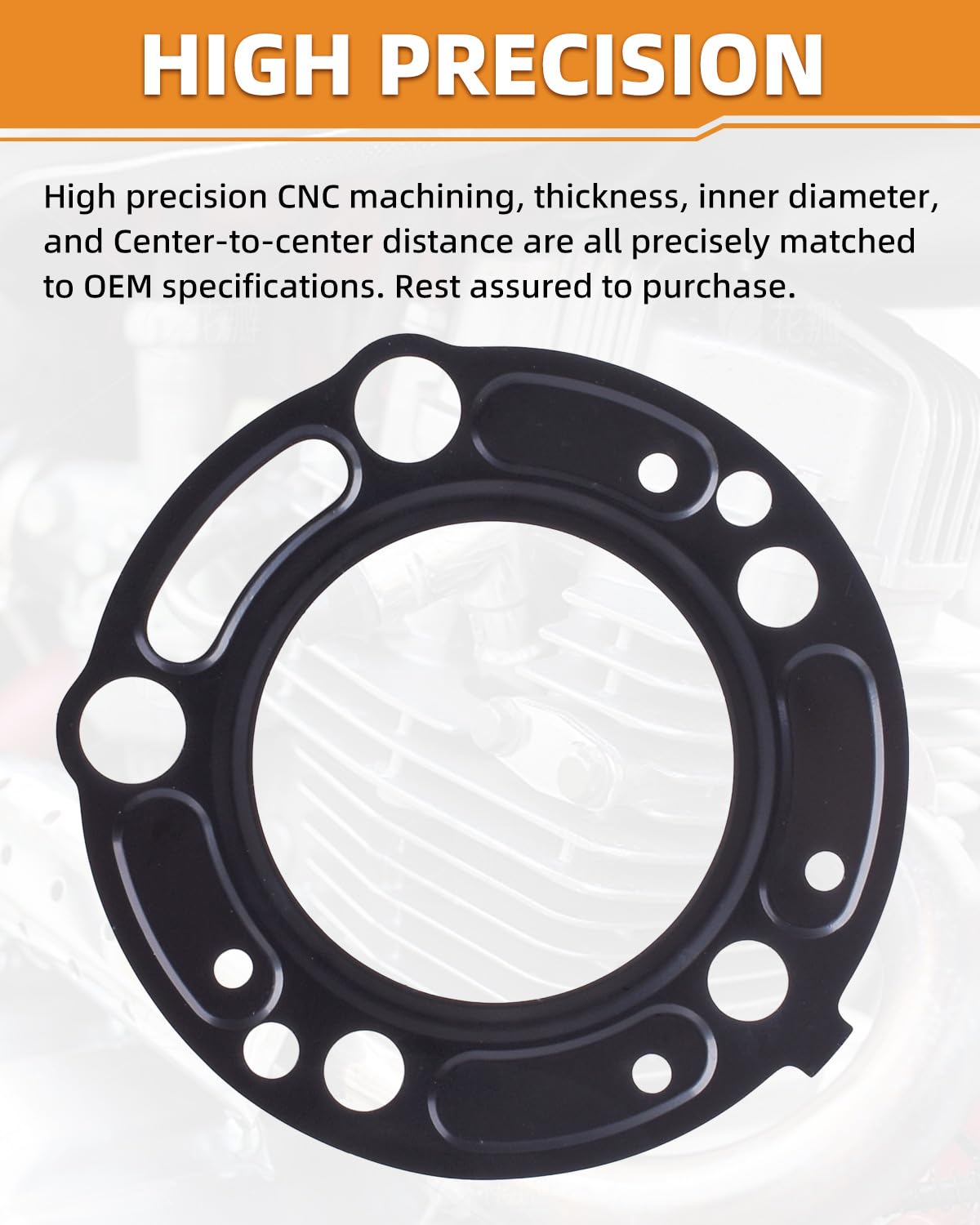 Gasket Set for Honda CR125R 2004 CR 125 R, 12251-KSR-A01, 12191-KSR-A00, 11191-KZ4-L30, Full Engine Complete Rebuild Gaskets Kit